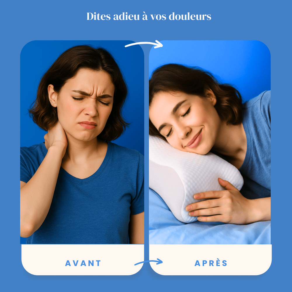 Oreiller mémoire de forme orthorelax ™ - MigraCool